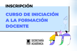 flyer de cursos de iniciacion a la docencia
