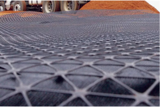 estructura de malla plastica