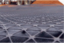 estructura de malla plastica